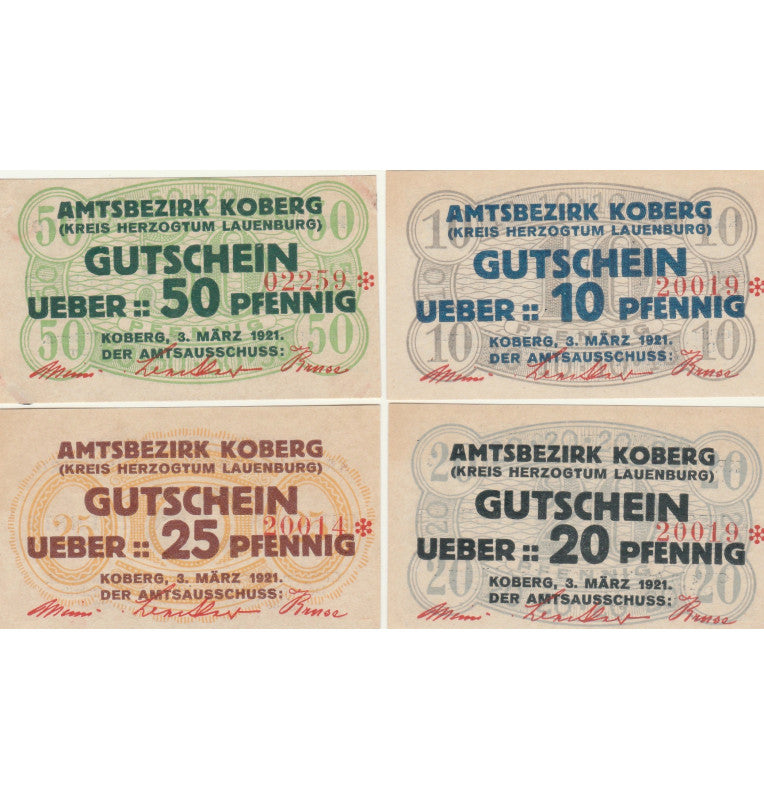 Alemania Set 4 Notgelds
